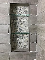 Dawn Nigs1303 Glass Support Plate For Shower Niche, Clear Glass ... intended for Dawn Glass Support Plate For Shower Niche