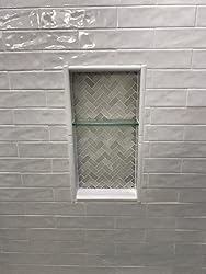 Dawn Nigs1303 Glass Support Plate For Shower Niche, Clear Glass ... with Dawn Glass Support Plate For Shower Niche