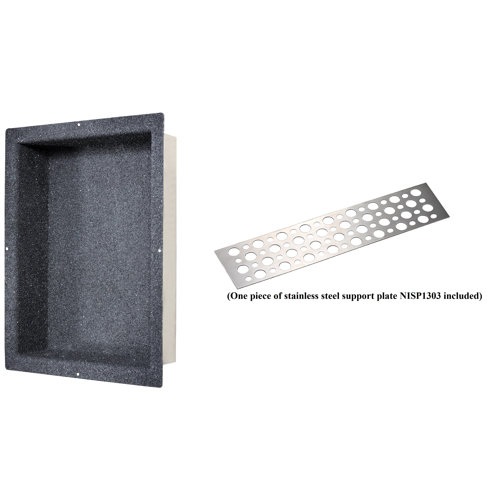 Dawn Usa Shower Niche With Support Plate Wall Organizer Rectangular ... with Why a Dawn Glass Support Plate is Key for Shower Niche Durability