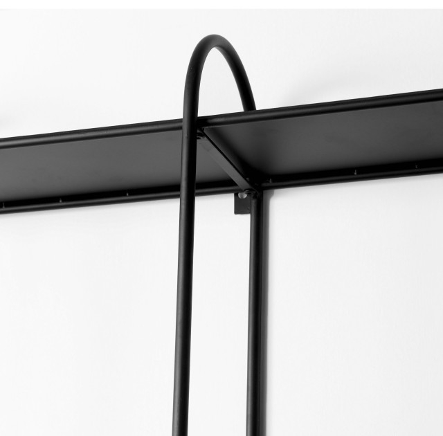 Decimus Black Metal Wall Mounted 3 Tiered Shelving Unit - Industrial ... inside Mastering Your Decimus Black Metal Shelf A Comprehensive Guide