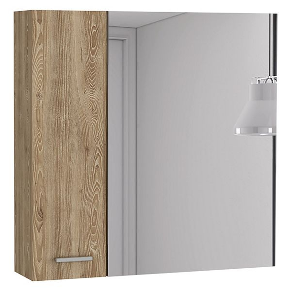Depot E-Shop Harbor Medicine Double Door Cabinet,Four Interior Shelves ... throughout Organizing Your Bathroom Essentials The Harbor Cabinet Way