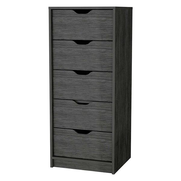 Dillon 5 Narrow Drawer Dresser, Tall Chest Of Drawers throughout Dillon 5 Narrow Drawer Dresser, Tall Chest Of Drawers