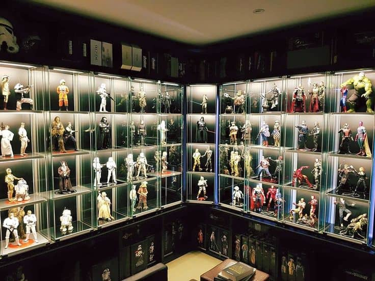 Display Shelves For Collectibles And Prized Possessions - Archute inside Building the Perfect Display Case for Your Valuable Collection