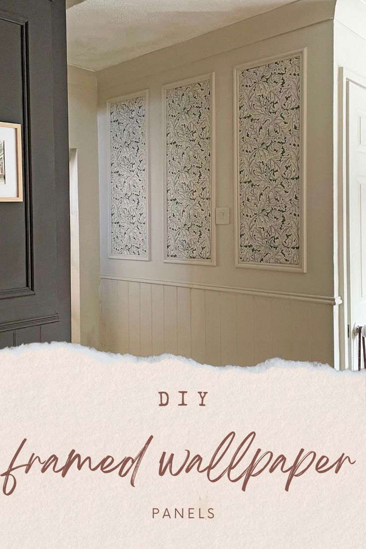 Diy Framed Wallpaper Panels Wall Art In 7 Easy Steps – Artofit in Diy Project: Wallpaper Goes Mobile