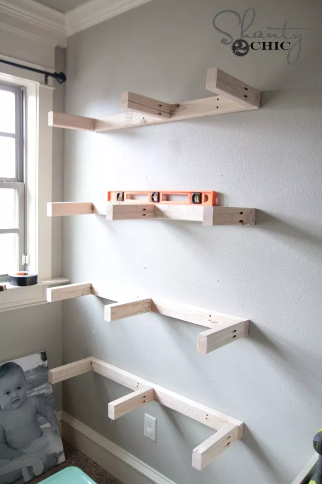 Easy Diy Floating Shelves Floating Shelf Tutorial Video Free Plans ... for Diy Floating Shelf