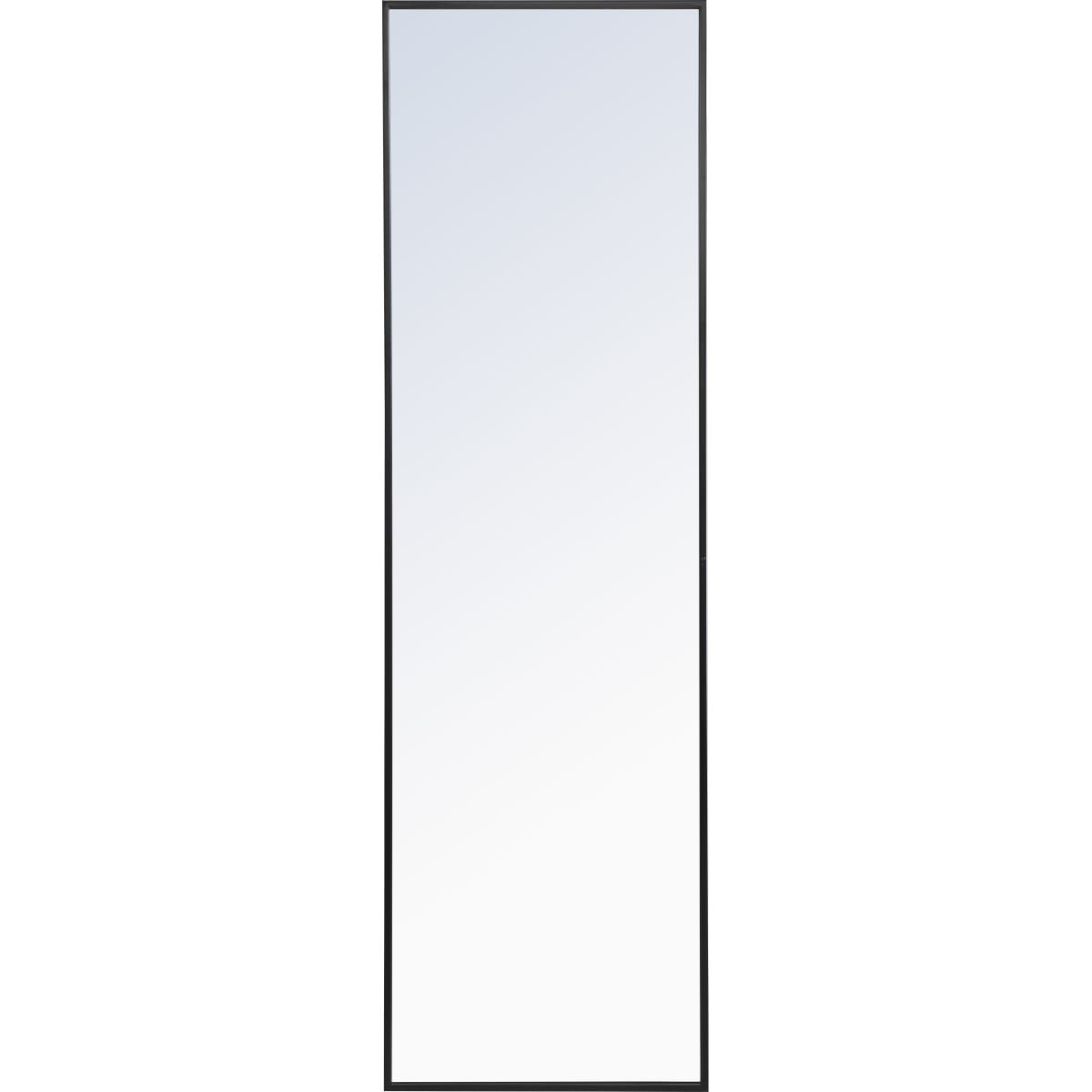 Elegant Lighting Mr4081Bk Black Eternity 60" X 18" Rectangular Metal ... with regard to Elegant Lighting Mr408X-18 Eternity 18" W X 60" H Rectangular - Black