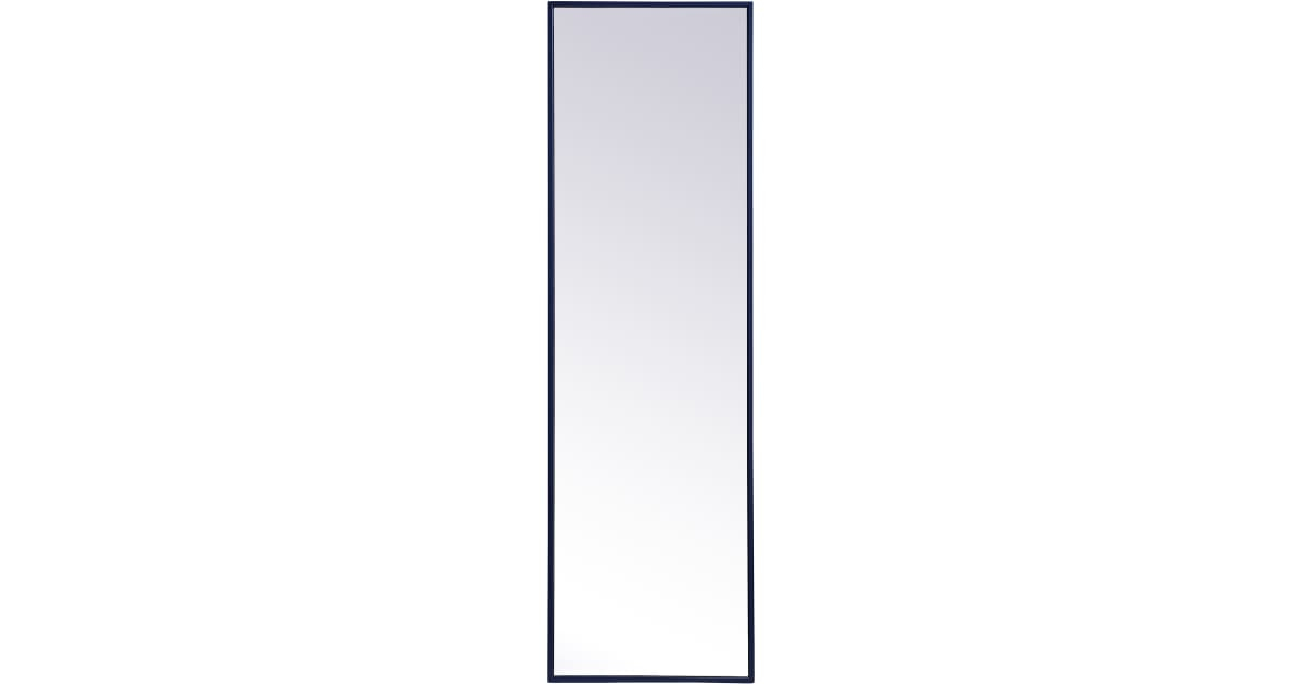 Elegant Lighting Mr4081Bl Eternity 18" W X 60" H Rectangular Framed ... intended for Discovering the Elegant Lighting MR408X-18 Eternity Rectangular Black Light