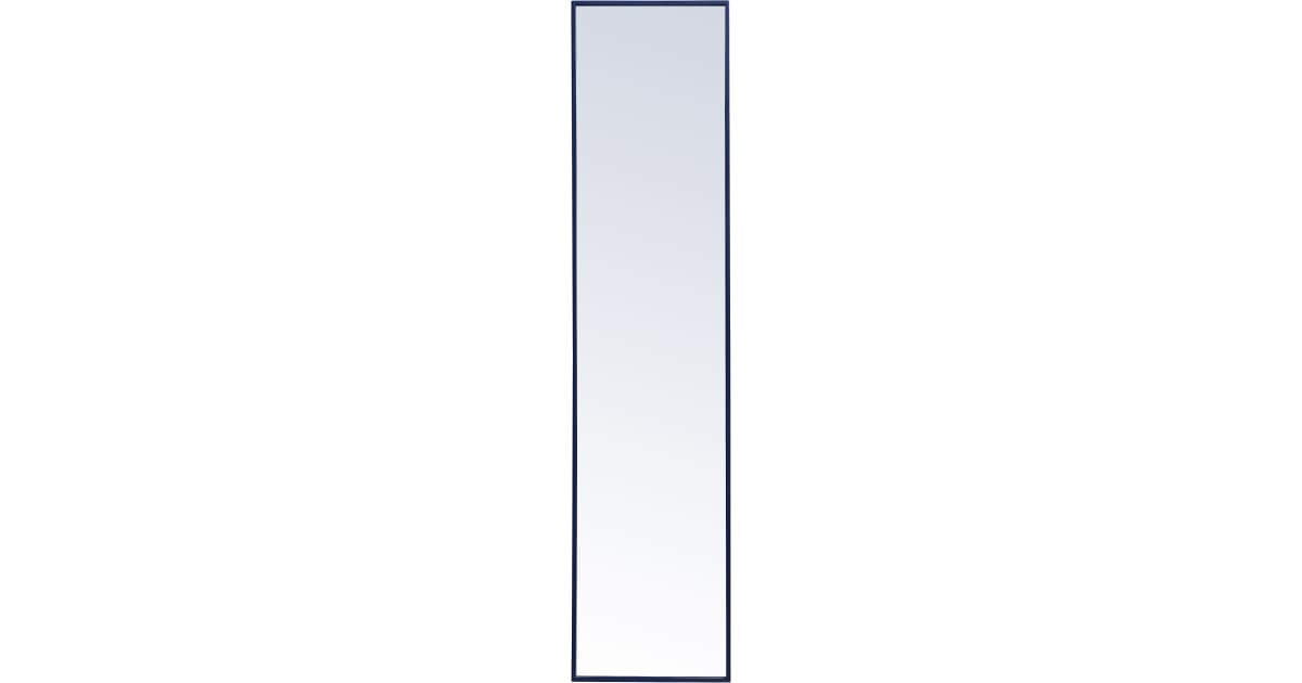 Elegant Lighting Mr41460Bl Eternity 14" W X 60" H Rectangular Framed ... regarding Discovering the Elegant Lighting MR408X-18 Eternity Rectangular Black Light