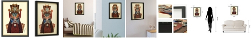 Empire Art Direct 'Beijing Opera Mask 2' Dimensional Collage Wall Art ... for Beijing Opera Mask #1 Dimensional Collage Framed Wall Art Under Glass