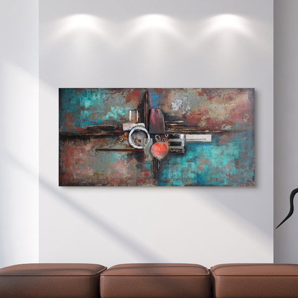 Empire Art Direct "Composition 1" Mixed Media Iron Hand Painted ... regarding Unveiling the Artistry Behind Dimensional World Map Sculptures