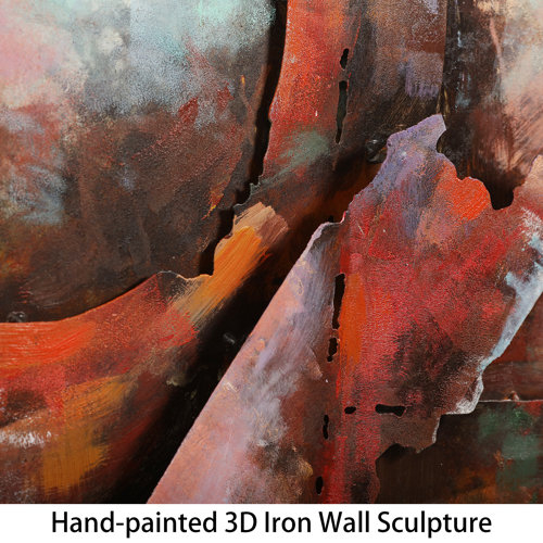 Empire Art Direct "Love" Mixed Media Iron Hand Painted Dimensional Wall ... intended for The Symbolism and Storytelling in "White Horse" Hand-Painted Art