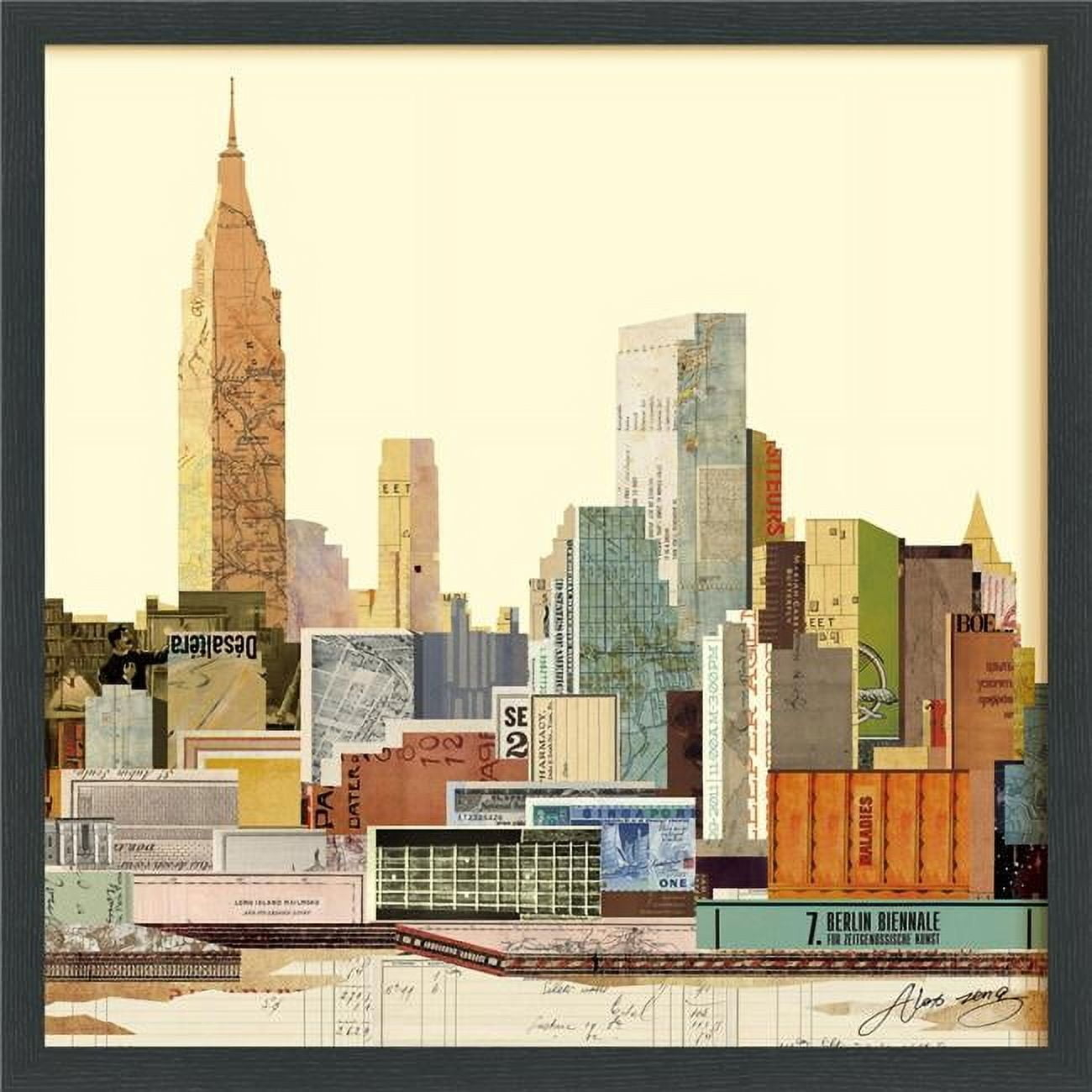 Empire Art Direct 'New York City Skyline' Alex Zeng's Dimensional ... in From Found Objects to Fine Art 'Cia Boombox' Collages in Shadow Boxes Explained