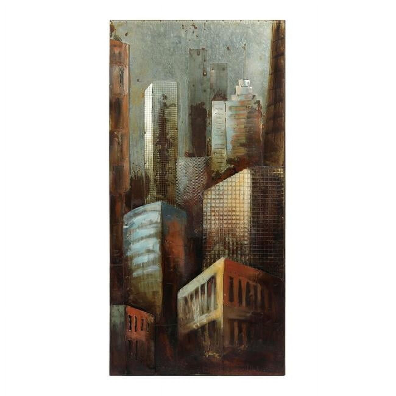 Empire Art Direct Primo Mixed Media Hand Painted Iron Wall Sculpture ... with Eiffel Tower Wall Art Primo Mixed Media Hand Painted Iron Wall Sculpture 48X32