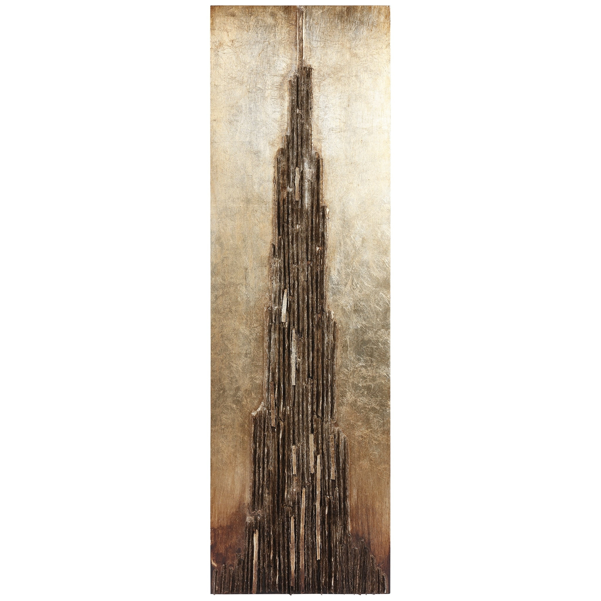 Empire Art Direct &Quot;Stratified&Quot; Handed Painted Rugged Wooden Wall Art - Walmart.com inside A Closer Look at the "Deer 1" Hand Painted Iron and Wood Wall Sculpture