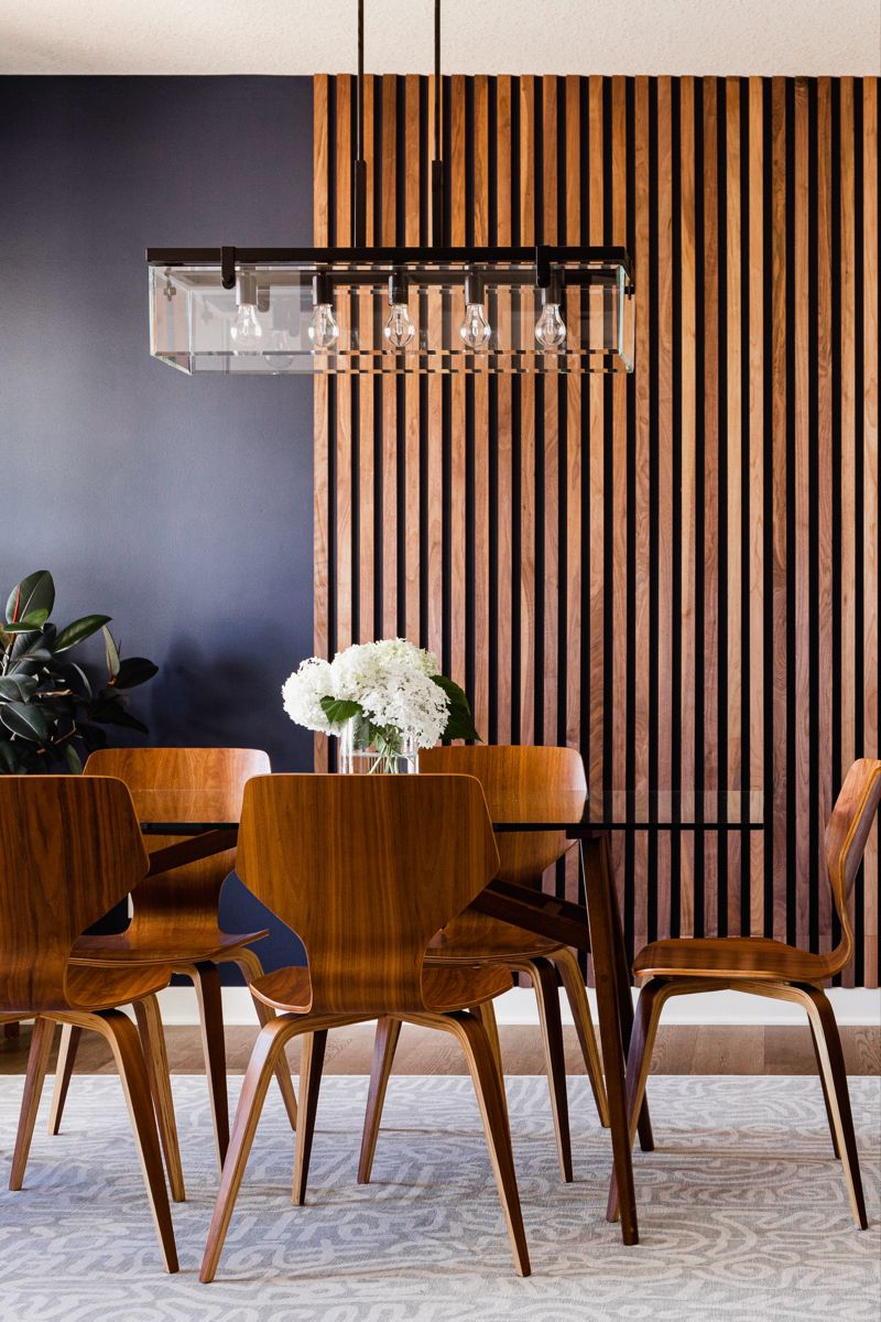 Eye-Catching Wood Slat Wall For Your Dining Room with regard to Bringing the Natural Beauty of Wood to Your Walls