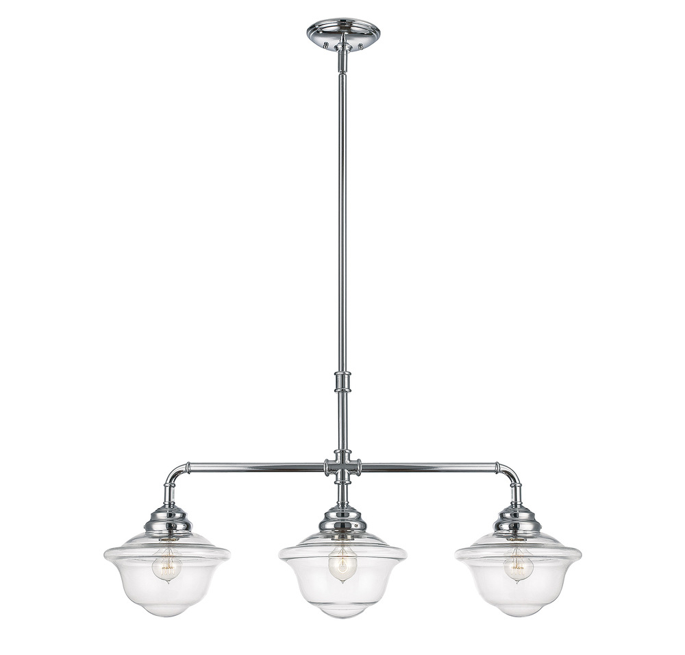 Fairfield 3 Light Linear Chandelier : 1-392-3-11 | Best Lighting regarding Savoy House Delphi Three Light Linear Chandelier 1-187-3-172
