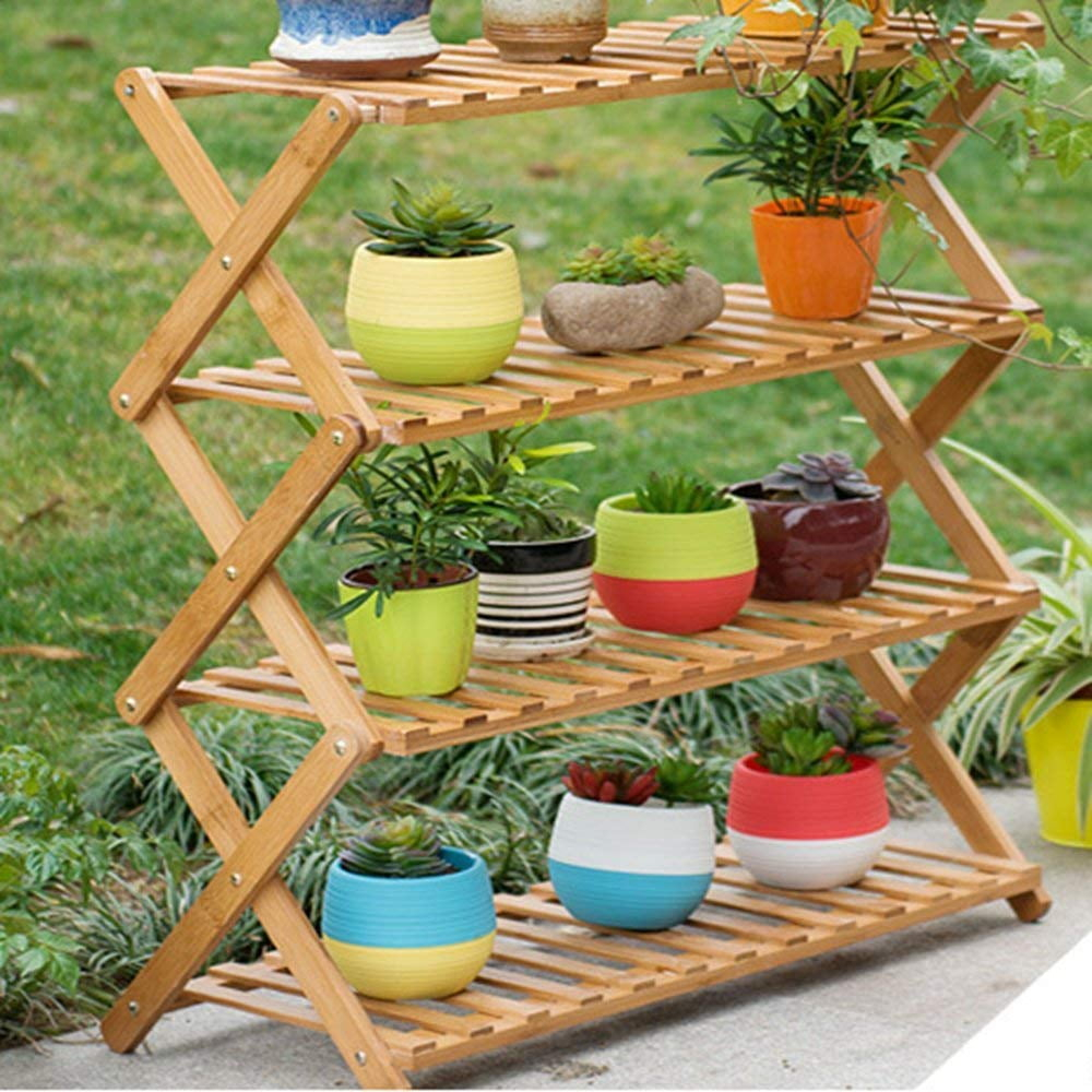 Flower Pot Plant Stand Flower Planter Rack Shelf Shelves Organizer ... intended for How to Choose the Right Shelf for Your Indoor Plants and Pots