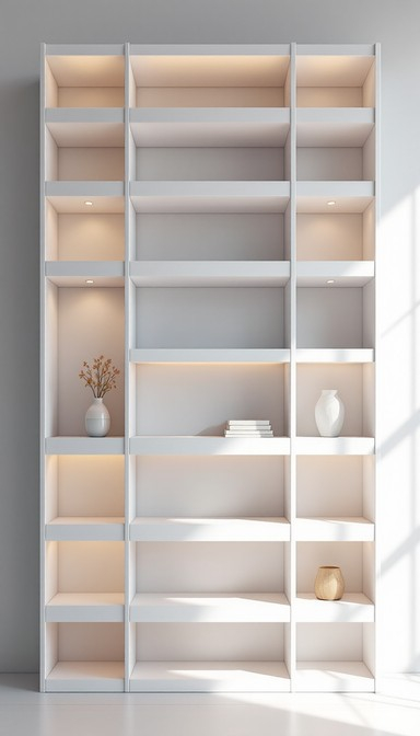 Free Minimalist Shelf Design Image | Download At Stockcake regarding Minimalist Shelf Design