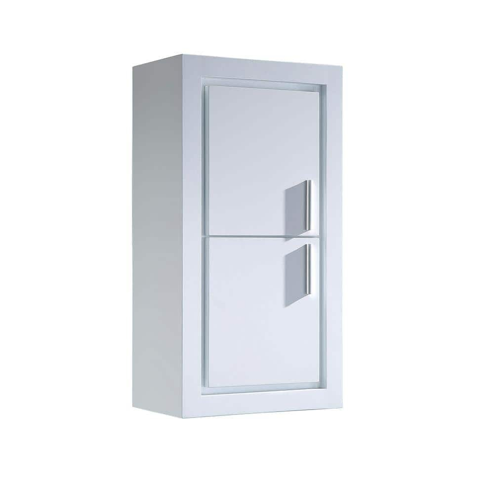 Fresca Allier 15-3/4 In. W X 30 In. H X 10 In. D 2-Door Bathroom Linen ... pertaining to Maximizing Space and Style Finding the Right Fit with the Fresca Allier Cabinet