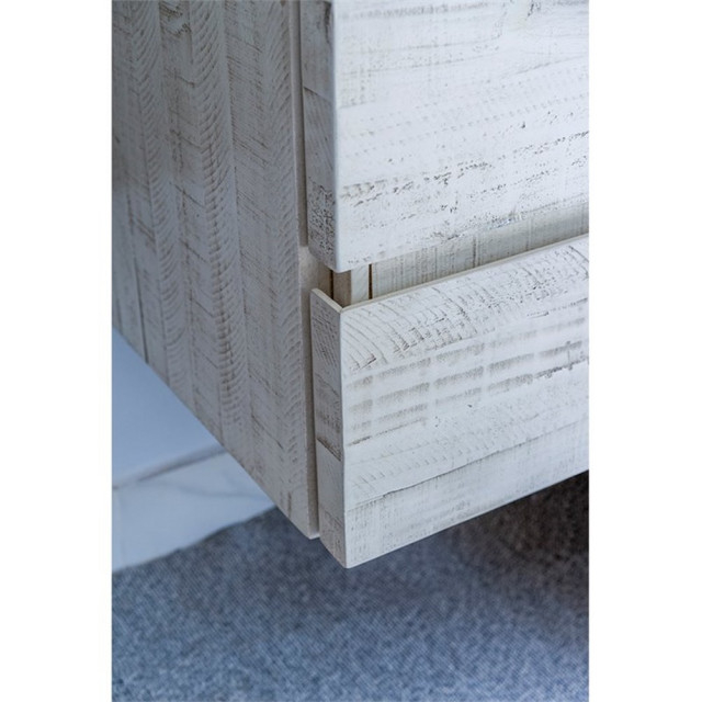 Fresca Stella 29" Wall Hung Single Bathroom Cabinet In Rustic White - Farmhouse - Bathroom ... regarding Bringing Rustic Elegance to Your Bathroom with the Fresca Stella 29" Cabinet