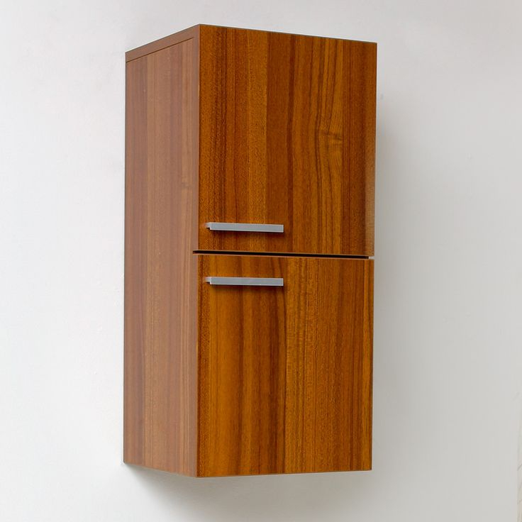 Fresca Teak Bathroom Linen Side Cabinet W/ 2 Storage Areas | Teak, Linen pertaining to Unlock Your Bathroom's Potential The Fresca Walnut Linen Cabinet