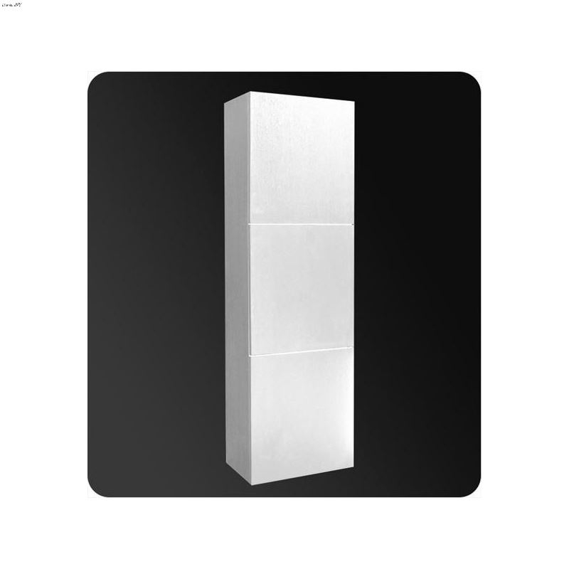 Fresca White Bathroom Linen Side Cabinet W/ 3 Large Storage Areas ... throughout The Fresca Teak Linen Cabinet A Stylish Way to Declutter Your Bathroom