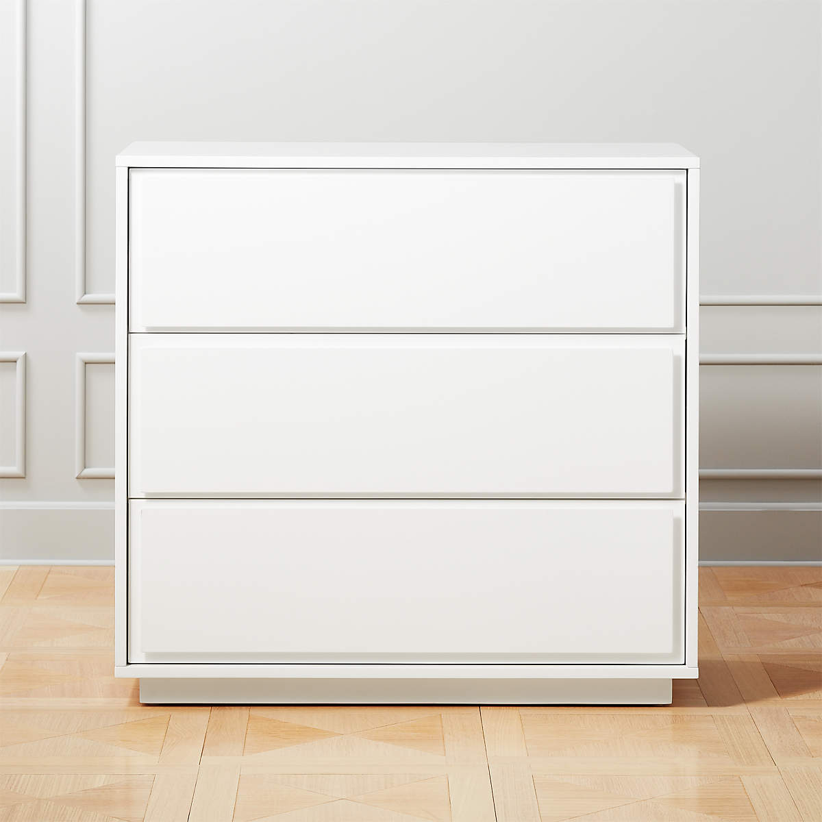 Gallery 3-Drawer White Dresser + Reviews | Cb2 for Choosing the Right Storage Solution The Cresco 3 Drawer Dresser in White
