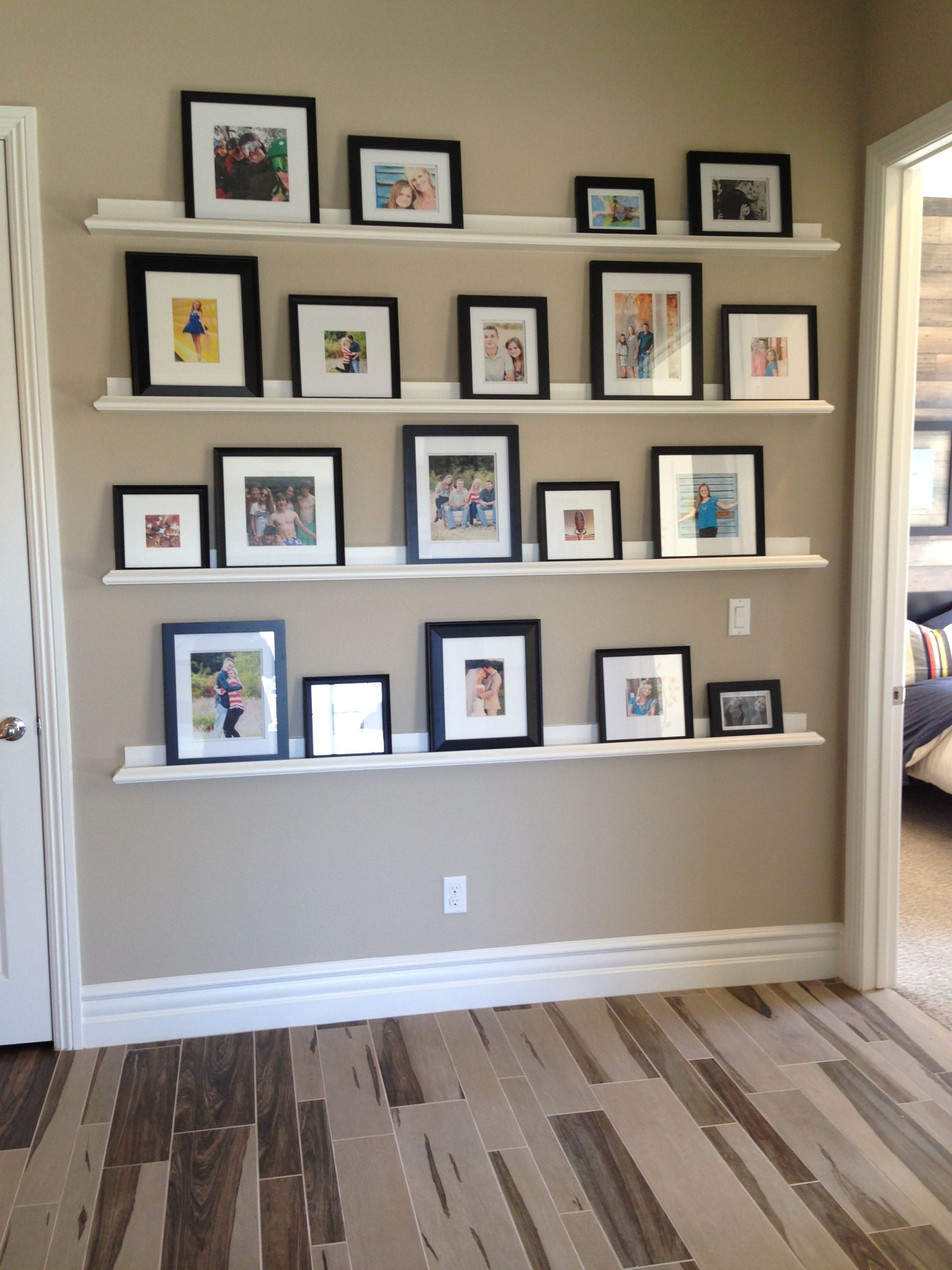 Gallery Wall Ideas With Floating Shelves At Jerome Weeks Blog regarding How to Style a Gallery Wall That Complements Your Bookshelf Display