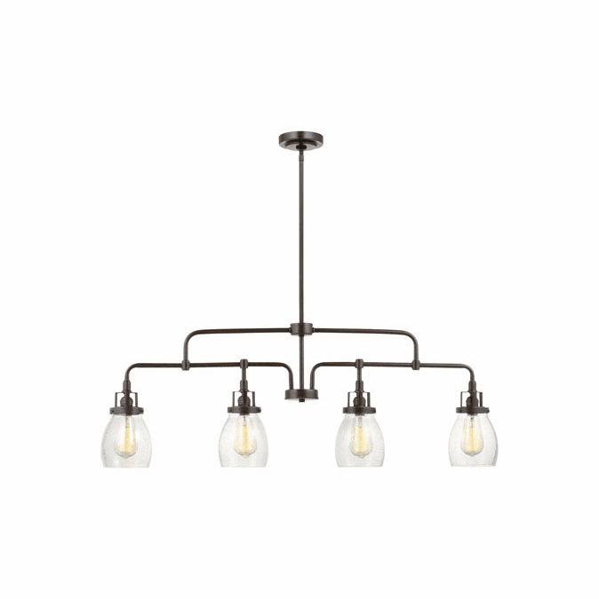 Generation Lighting 6614504-710 Belton Contemporary Bronze Kitchen ... pertaining to Integrating the Belton Four Light Island Pendant into Your Home Decor