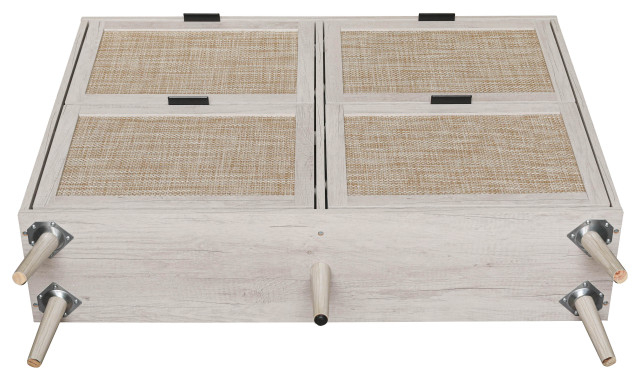 Gewnee Freestanding Modern Shoe Storage Cabinet - Transitional - Shoe ... pertaining to Gewnee Freestanding Storage Cabinet , White