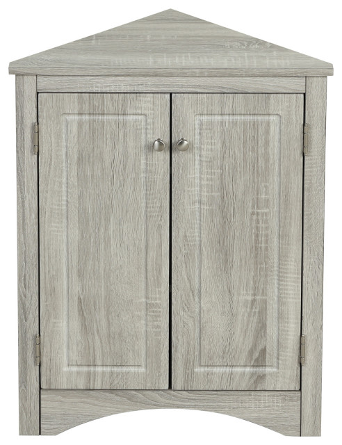 Gewnee Hite Triangle Bathroom Storage Cabinet - Farmhouse - Bathroom Cabinets - By Gewnee Inc ... pertaining to Is the Gewnee Tall Bathroom Storage Cabinet Right for Your Home
