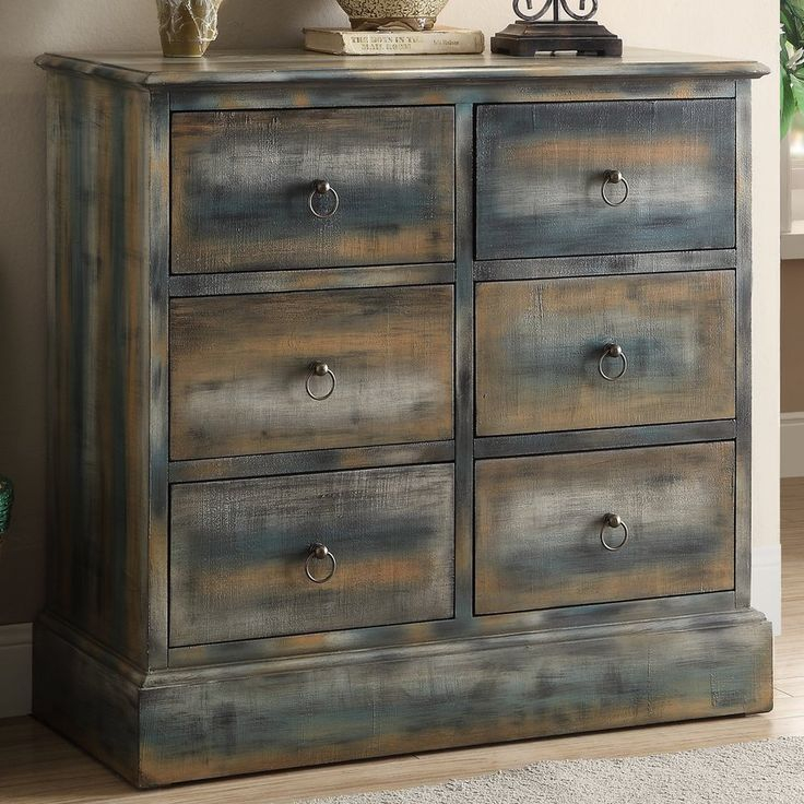 Glancio 6 Drawer Accent Chest | Wooden Console Table, Metal Console Table, Console Table throughout Locher 6 Drawer Accent Chest