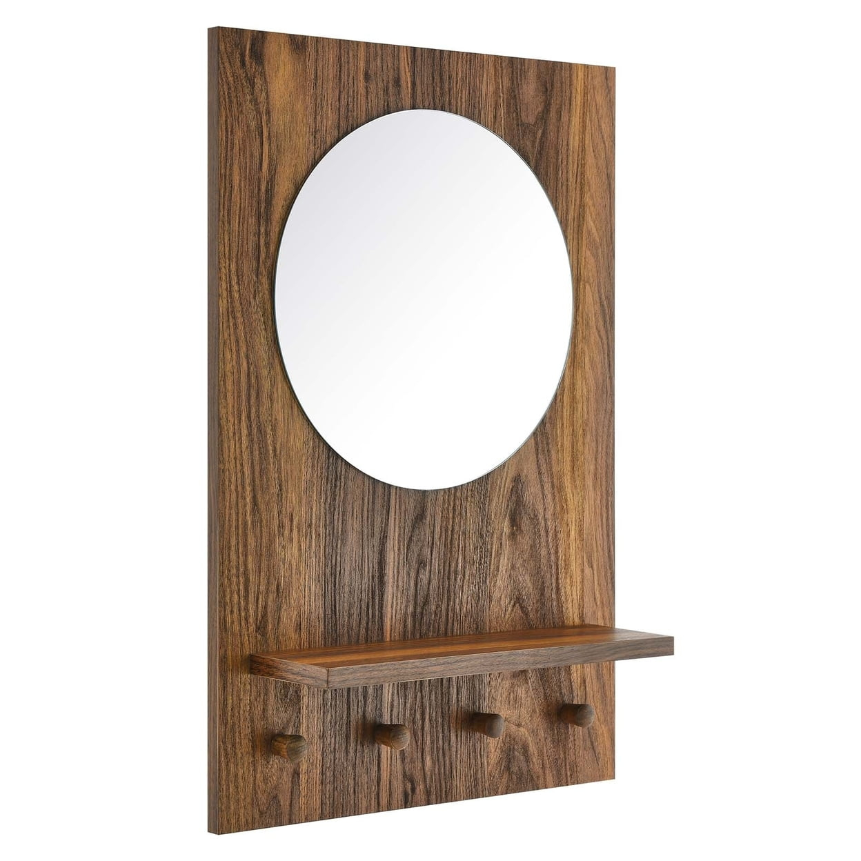 Glint Mirror Walnut - Walmart.com in Glint Mirror, Walnut