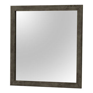 Glory Furniture Burlington Mirror In Gray Color - Contemporary - Wall ... with regard to Glory Furniture Madison Mirror In Champagne Color