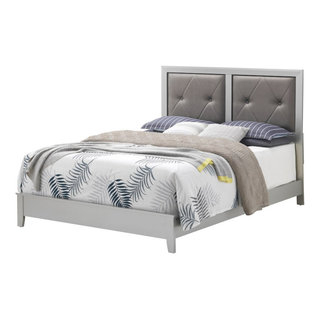 Glory Furniture Primo Queen Bed In Champagne Color - Contemporary ... regarding Glory Furniture Madison Mirror In Champagne Color