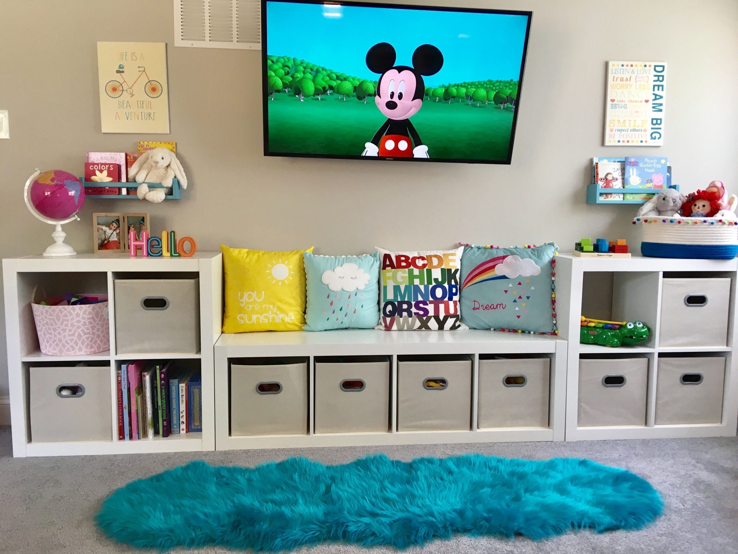 Gorgeous 44 Fascinating Kids Playroom Ideas On A Budget. | Kids Bedroom ... pertaining to Kids Room Storage Ideas