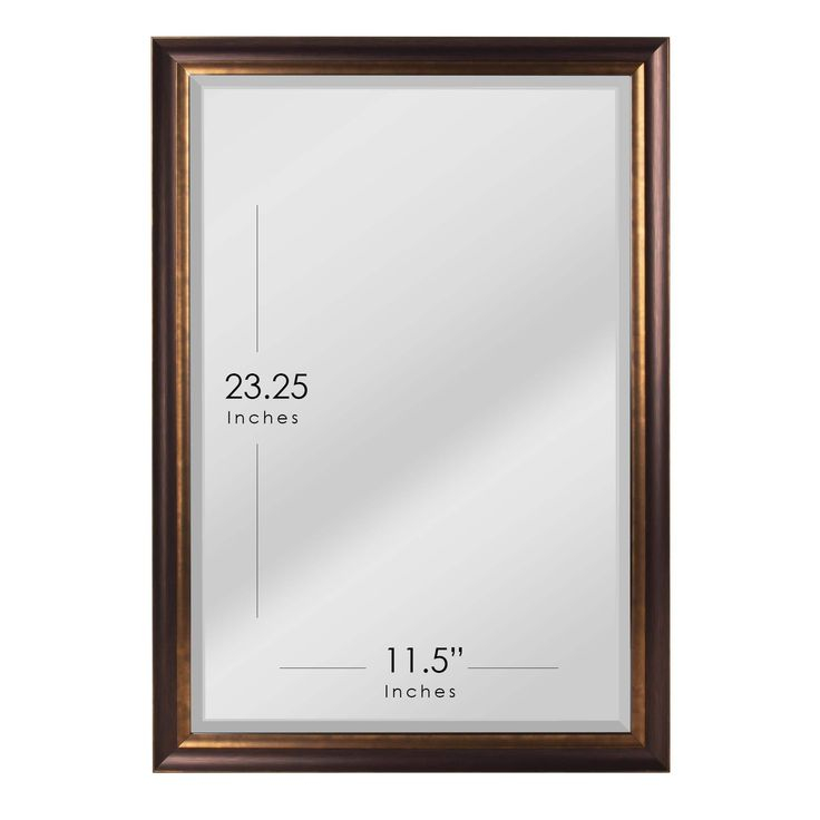 Head West 27.5" Bronze & Copper Oil-Rubbed Framed Wall Mirror | Michaels | Mirror Wall, Frames ... throughout The Enduring Appeal of Oil Rubbed Bronze Lauren Mirrors