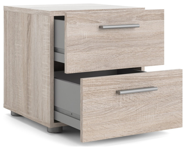 Home Square 4 Drawer Chest And 2 Drawer Nightstands 3 Piece Set In ... regarding 4 Drawer Chest Truffle