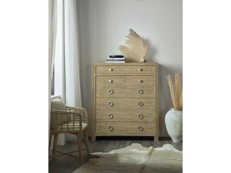Hooker Furniture Bedroom Surfrider Six-Drawer Chest 6015-90010-80 | Hooker Furniture Bedroom ... throughout Maximizing Space and Style with the Versatile Surfrider 6-Drawer Chest