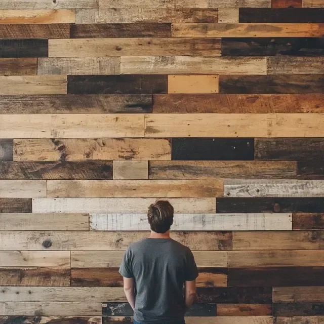 How To Build A Reclaimed Wood Accent Wall - Recipes Time | Reclaimed ... regarding What To Know About Adding A Reclaimed-Wood Wall
