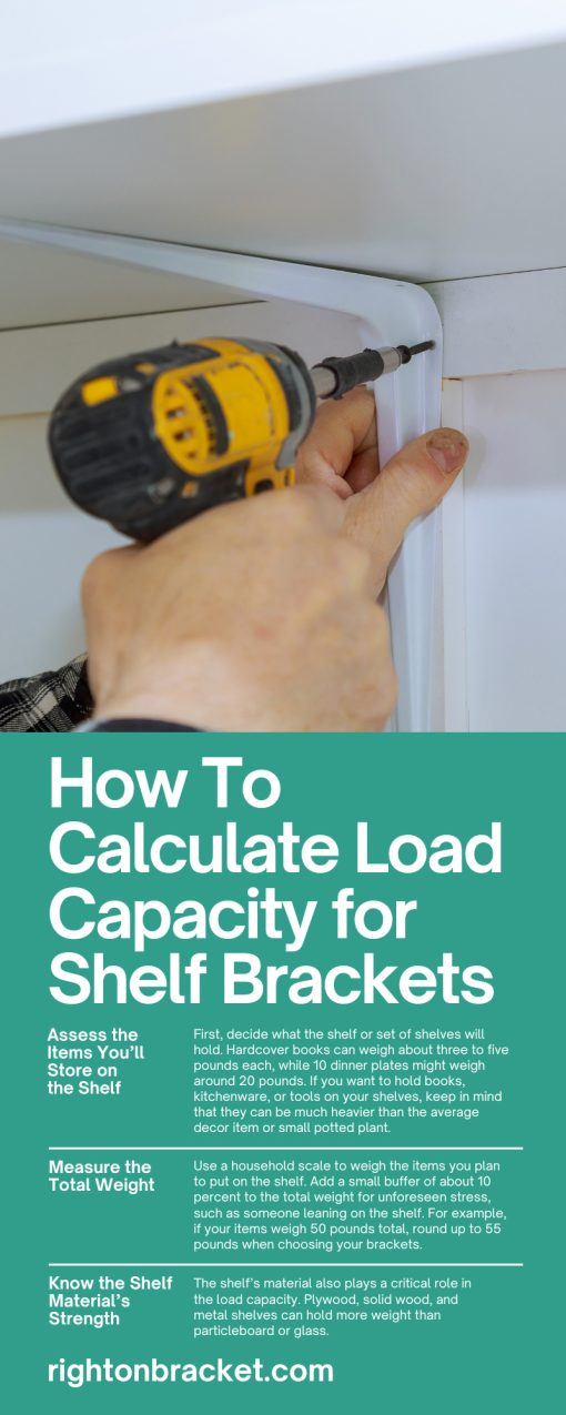 How To Calculate Load Capacity For Shelf Brackets for Maximizing your storage space without overloading shelves