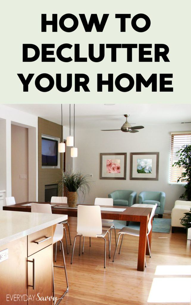 How To Declutter Your Home & Simplify Your Life - Everyday Savvy throughout How To Declutter Home