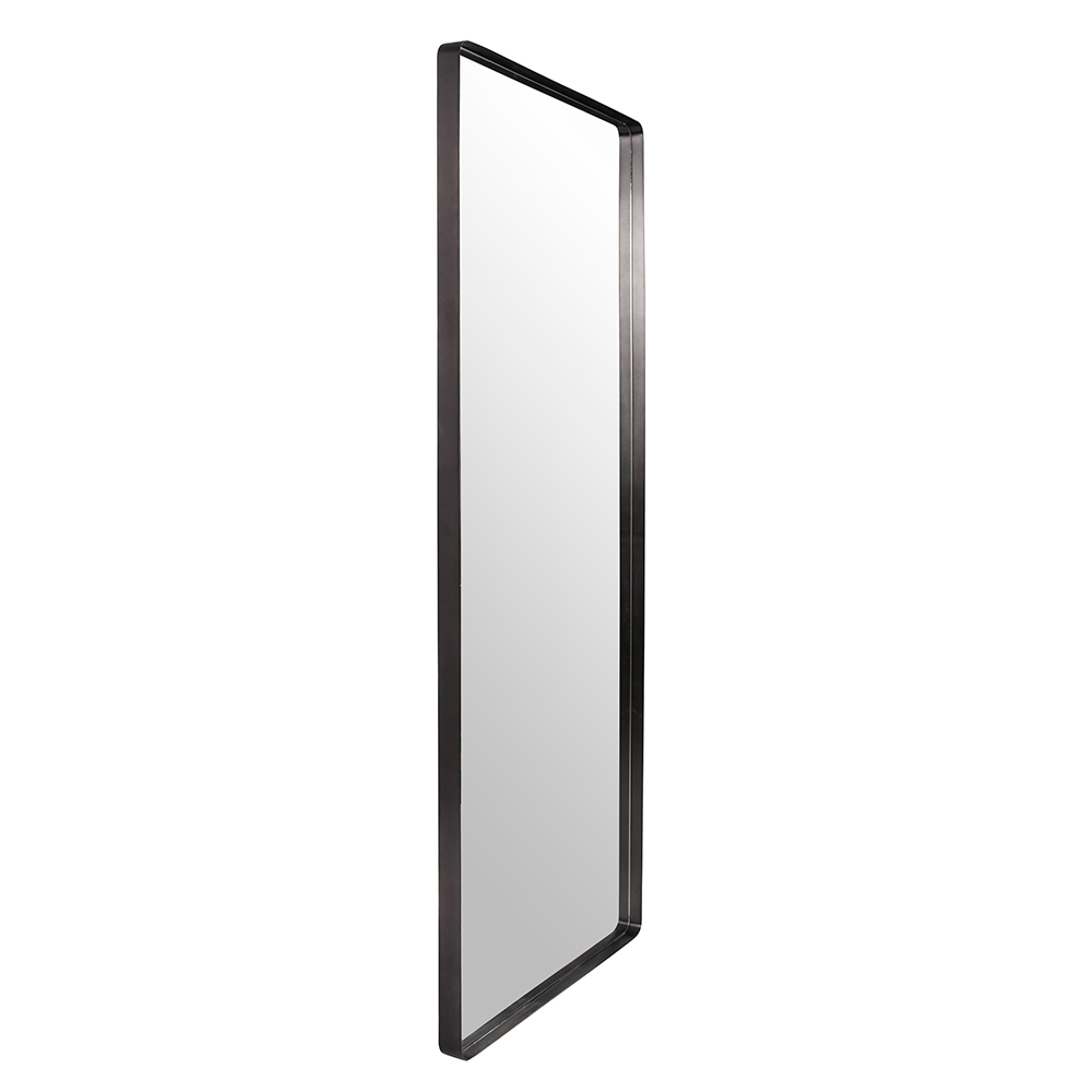 Howard Elliott Collection - Steele Black Oversize Mirror | Mirror Trim, Mirror Wall, Rectangular ... within Howard Elliott Steele Brass Mirror