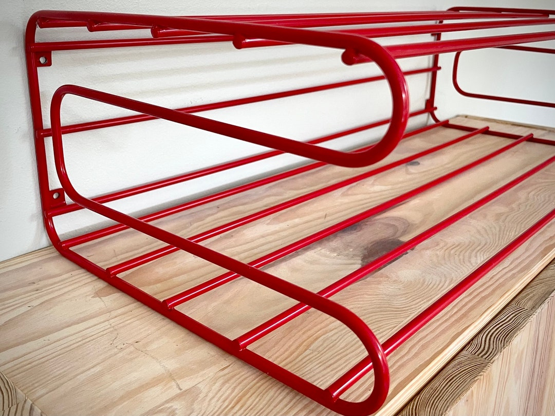 Ikea Fran Frän /Red Shoe Rack /Shelf /Retro Hat Rack /Wall Shelf ... pertaining to Maximizing Storage and Style with Fran Wall Shelves