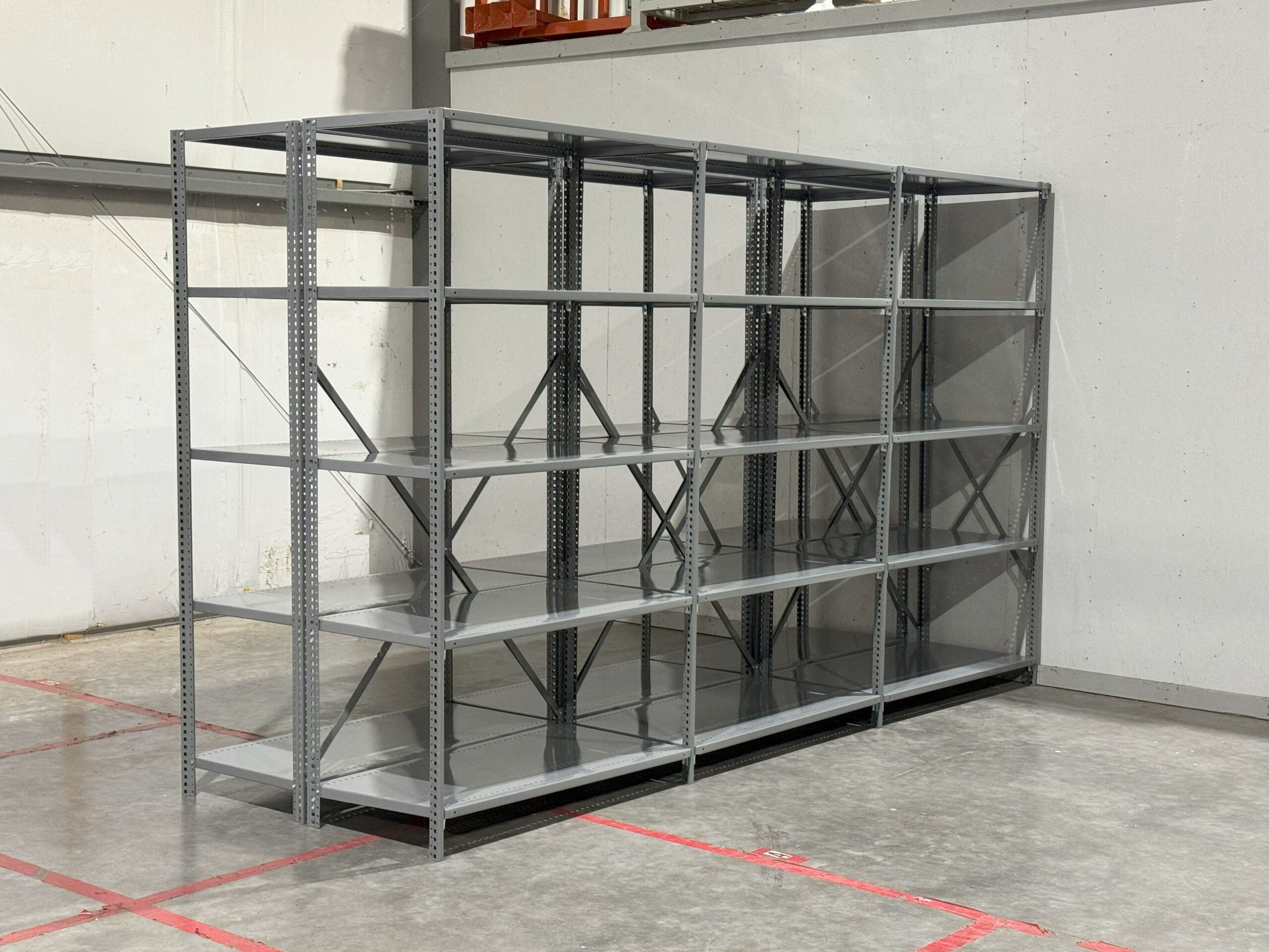 Industrial Metal Shelving Systems Industrial Metal Shelving 7 Closed in Building smarter storage solutions with industrial metal shelving systems