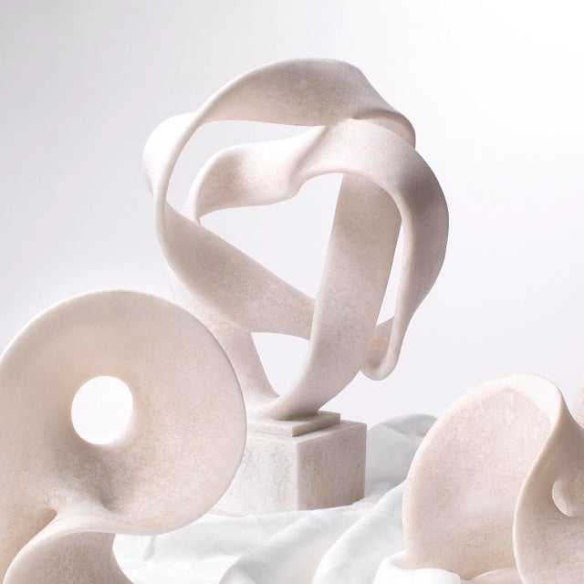 Intertwined Object On Stand In White | Chairish with Unveiling the Elegance of Off-White Intertwined Objects on Stands