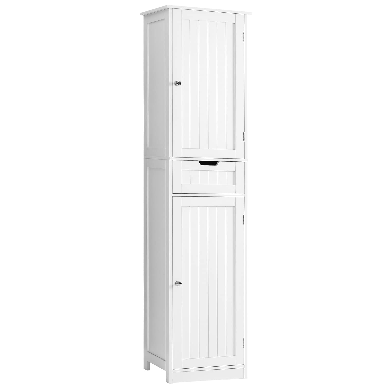Iwell 67 Tall Bathroom Cabinet Storage Cabinet With 2 Doors ... inside White Storage Solutions Elevating Your Home Office and Bathroom