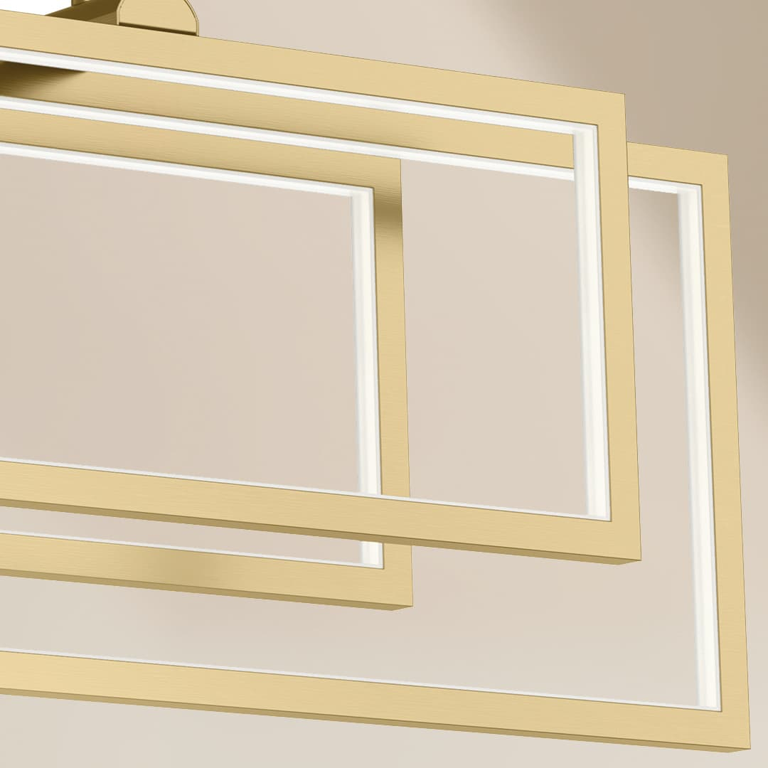 Jestin 38" Led Pendant Champange Gold | Kichler Lighting throughout How the Jestin Champagne Gold Chandelier Can Transform Your Space