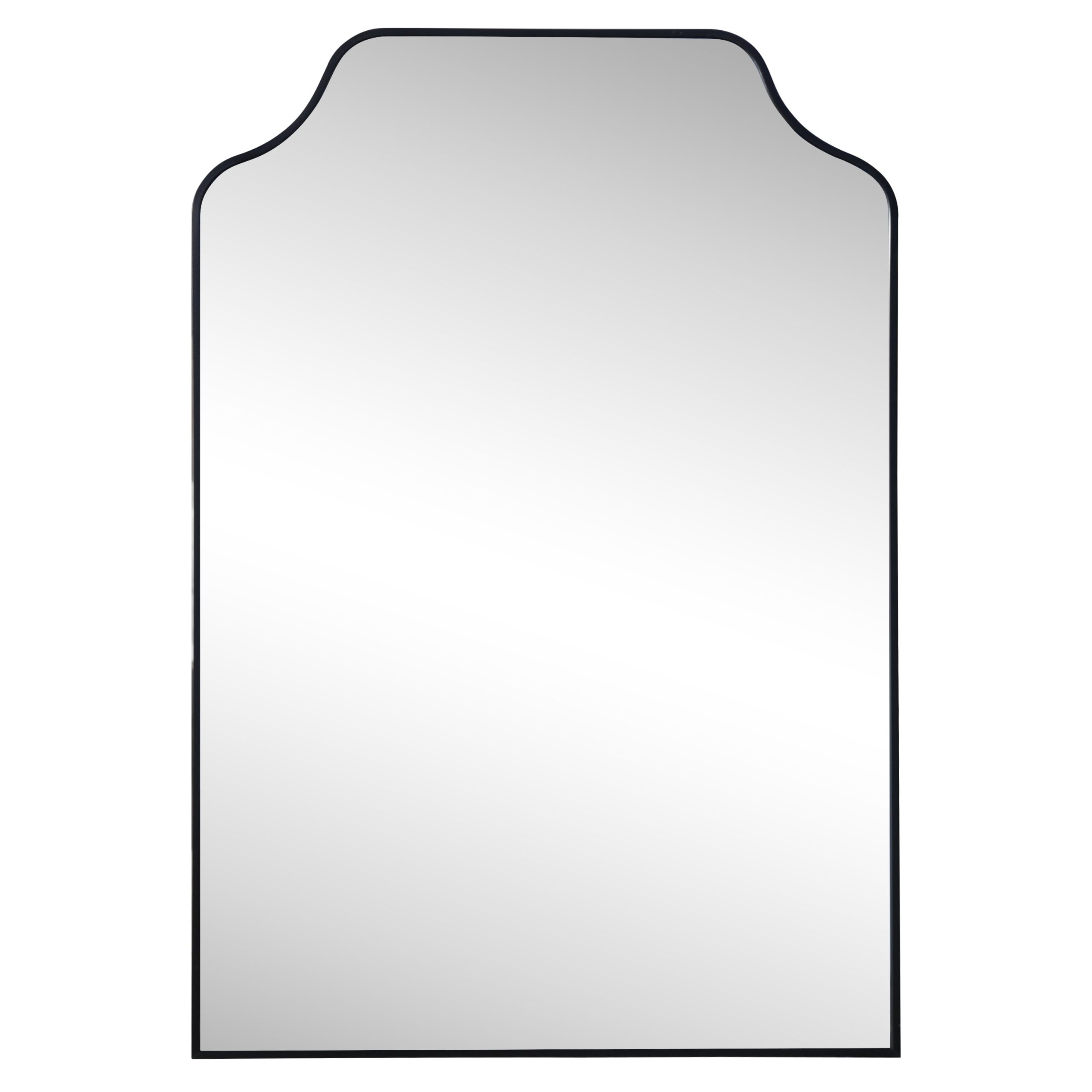 Jonathan Y Mir203A Lindie 24 In. W X 36 In. H Medium Scalloped-Top ... with Lindie Medium Scalloped-Top Metal Framed Wall Mounted Mirror