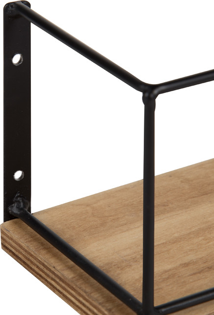 Kate And Laurel Benbrook 24 Floating Wall Shelves - Contemporary ... throughout Kate And Laurel Benbrook 24 Floating Wall Shelves, Navy Blue